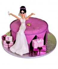 Торт на девичник невеста в угаре